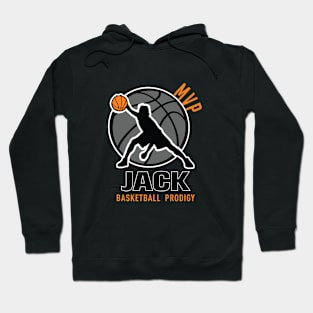 Jack MVP Custom Player Basketball Prodigy Your Name Hoodie